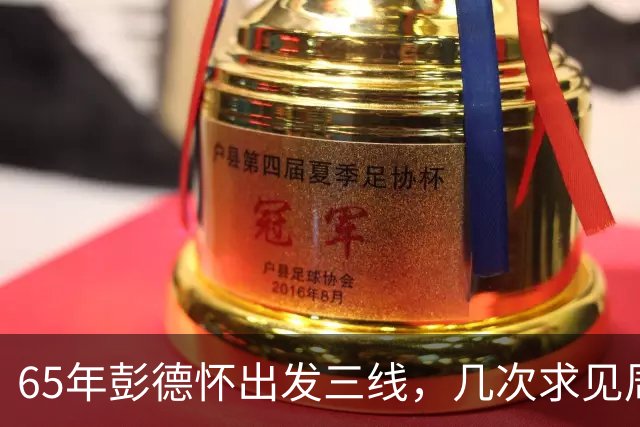 65年彭德怀出发三线，几次求见周总理未果，总理：君子之交淡如水